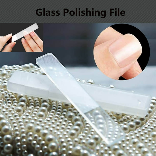 Cara Lady NanoPolishing File Glass Nail File Strip Crystal Nail File
