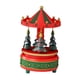 thumbnail image 1 of Caja de música decorativa con forma de carrusel navideño, mecanismo de cuerda, ligera y decorativa. Estilo B, 1 of 9