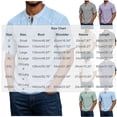 thumbnail image 3 of Mens Lightweight V Neck T-Shirts Summer Short Sleeve Plain Tees Casual Hippie Single Button Henley Shirt, 3 of 8