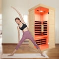 thumbnail image 5 of Single Person Compact Home Sauna Kit with Hemlock Wood Aroma, Efficient Heating System & Easy DIY Installation for Personal Relaxation in Small Spaces, 5 of 7