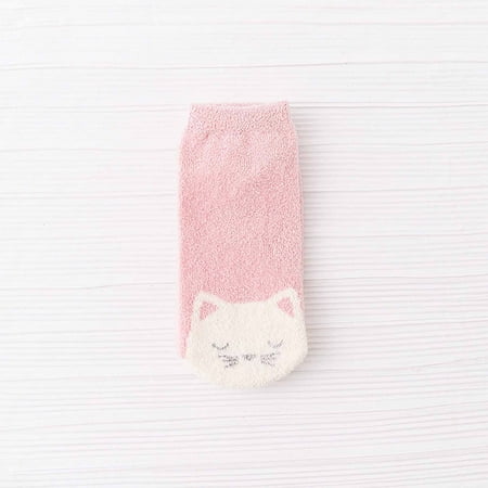 

Hueook thick socks women slipper socks Women s Winter Super Soft Warm Cozy Fuzzy Fleece-Lined Floor Short Socks