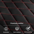 thumbnail image 5 of Coverdream Custom Fit Car Seat Covers Faux Leather Full Set Water Resistant Airbag Compatible for 2019-2025 Toyota RAV4 Hybrid SE XSE Prime PHEV SUV, 5 of 8