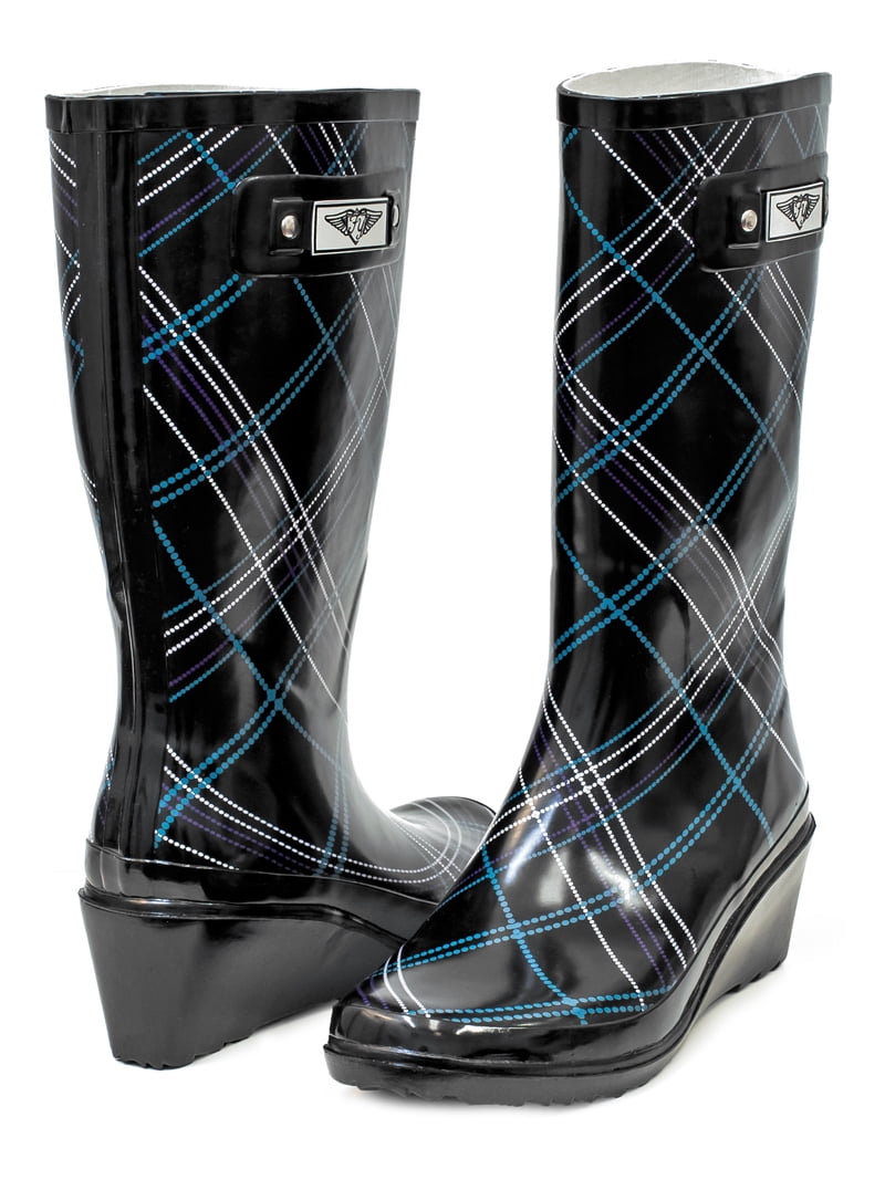 Black OFF-WHITE Rain Boots with Blue Accent Off-White | Shoes | Off White Rain Boot | Poshmark main image 3