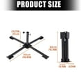 thumbnail image 5 of Heavy Type Sun Protecting Umbrellas Base Outdoor Shades Umbrellas Steel Crosses Anchors Base For Wind Resistance, 5 of 8