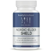 Body Kitchen Nordic-Elder Shield 1,000 mg Elderberry Supplement, Immune Support, 30 Day Supply, 60 Count Capsules