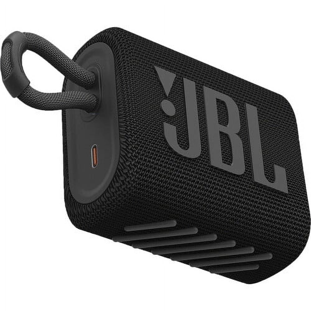 JBL Go 3 Portable Bluetooth Speaker (Black) with JBL T110 in Ear  Headphones, 1 - Foods Co.