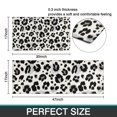 thumbnail image 7 of Black and White Leopard Pattern Kitchen Rugs Sets Of 2,Anti Fatigue Kitchen Mat Rugs Non Slip Washable,Decorative Kitchen Floor Mats for Kitchen,Sink,Laundry,17"x30"+17"x47", 7 of 7