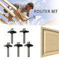 thumbnail image 4 of HUGFEGWE Router Bit, Panel Cabinet Door Making Router Bit, Professional Carbide Milling Cutters for Woodworking 1/4-Inch Shank CA919-112059, 4 of 5