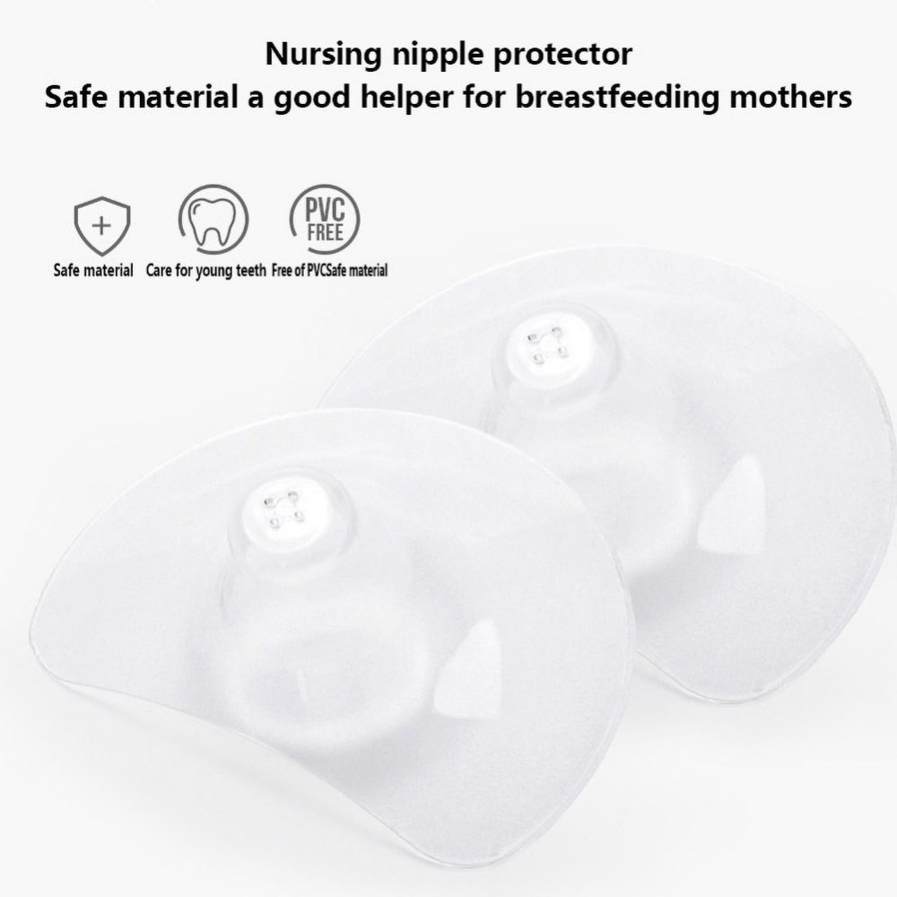 2PCS Silicone Nipple Protectors Mothers Nipple Shields Protection Cover Breast Milk Feeding