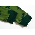 thumbnail image 7 of Toddler Boys Pajamas 100% Cotton Winter Pjs for Boy Jammies T-Rex Dinosaur Sleepwear Clothes Sets(Green Dinosaur-6231 7T), 7 of 7