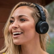 JLab Studio ANC On-Ear Wireless Headphones, Black, 34+ Hour Bluetooth Playtime, Cloud Foam Cushions