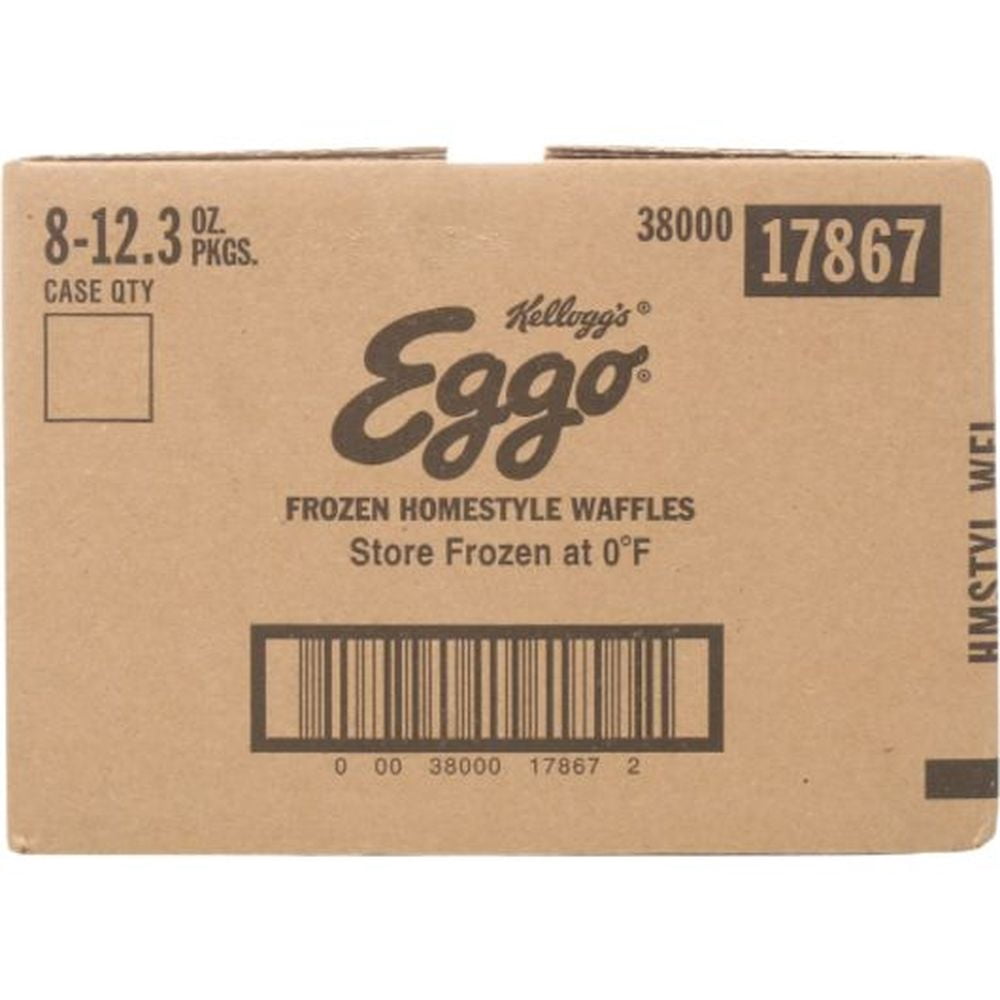 Kelloggs Eggo Homestyle Waffles, 12.3 Ounce -- 8 per case