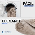 thumbnail image 4 of Cobija Individual Polar GAON Gruesa Suave y Caliente para Cama y Sofa Beige, 4 of 5