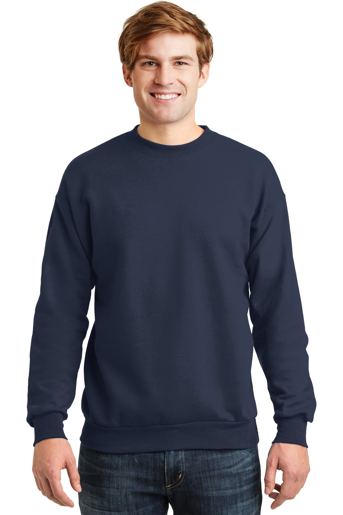 X-Large Hanes Adult 7.8 oz 50/50 Crewneck Sweatshirt in Cardinal X-Large Hanes Adult 7.8 oz 50/50 Crewneck Sweatshirt in Cardinal