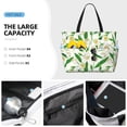 thumbnail image 3 of Xecao Tulips Flowers for versatile beach bag for women includes zipper pockets and waterproof material, ideal for vacations and adventures., 3 of 7