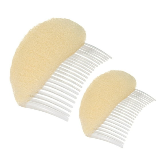 Miyuadkai Hair clip Female Hair Princess Comb Hairpin Puffy Hairpin Hair Hair clip Jewelry Beige One Size