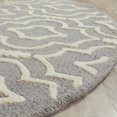 thumbnail image 3 of Safavieh Cambridge 6' Tapis de Laine Touffeté à Main Ronde, 3 of 3