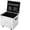 Silver, variant on Portable File Storage Box with Handle - 19.2" x 15" x 16" Letter/Legal Size Mobile Lock Box, Alloy Fireproof File Box with Wheels, Double Combination Locking Cabinet - Black ()