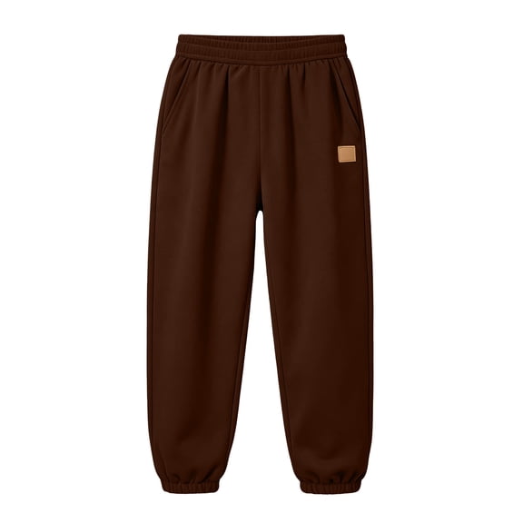 LIBRCLO Boys Sweatpants with Pockets Elastic Bottom Sports Pants Casual Running Sweatpants Size 14 Years