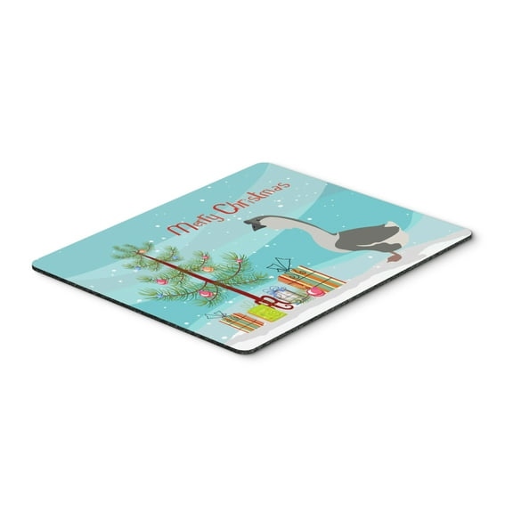 Carolines Treasures BB9266MP African Goose Christmas Mouse Pad Hot Pad or Trivet Teal Large multicolor