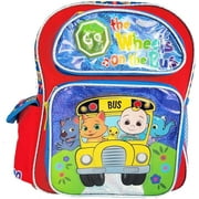 Cocomelon 12 Inches Small Backpack - The Wheels On The Bus, For Toddler 3 years and older