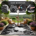 thumbnail image 2 of Alfombra MontVoo Impermeable para Patio Exterior 183x274cm Floral, 2 of 7