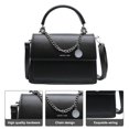 thumbnail image 3 of Bolso de hombro de viaje diario, bolso de mensajero de PU adecuado para citas, adecuado para mujeres, 3 of 5