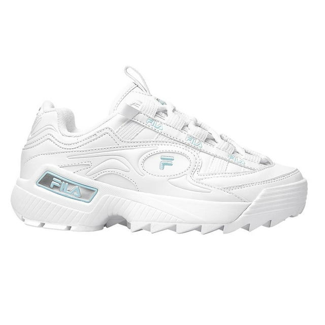 Tenis FILA Mujer Chunky Comodos Original Altos blanco 23.5