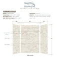 thumbnail image 5 of Transolid SWK603696-48 SaraMar 36-in X 60-in X 96-in Glue to Wall 3-Piece Shower Wall Kit, Biscotti Marble, 5 of 8