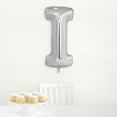 thumbnail image 3 of Foil Big Letter Balloon, I, 34 in, Silver, 1ct, 3 of 4