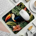 thumbnail image 2 of Toucan Printed Square Desk Mat Mousepad, 8.3x9.8 Inch, Non-Slip Rubber Bottom, Suitable for Office and Gaming, 2 of 6