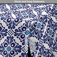thumbnail image 4 of Oriental Dog Crate Cover, Ornamental Curves and Strokes in Vibes, Easy to Use Pet Kennel Cover Small Dogs Puppies Kittens, 7 Sizes, Violet Blue White, by Ambesonne, 4 of 6