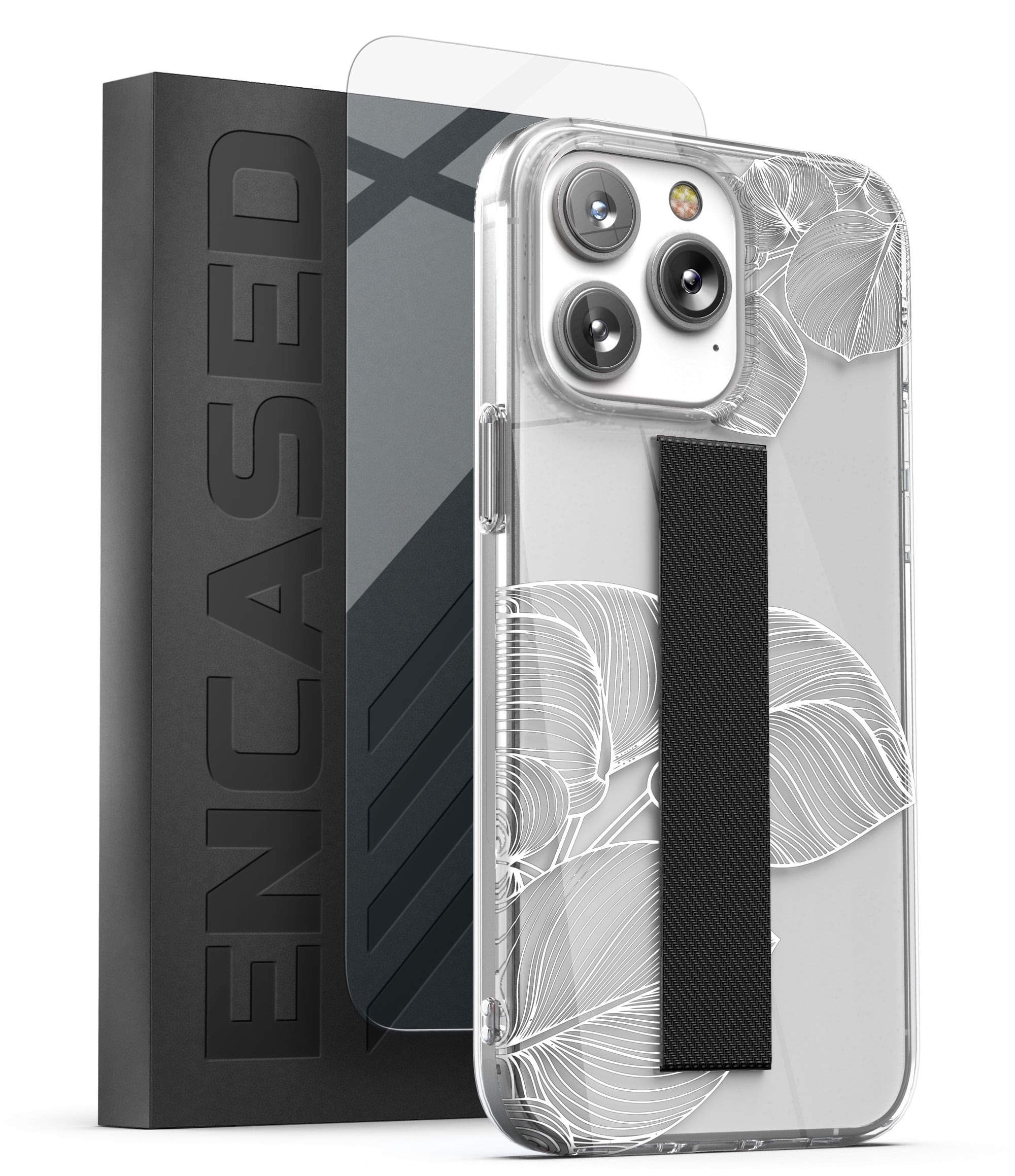 Encased Finger Grip Case Designed for iPhone 14 PRO Case with Hand