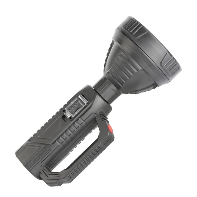Linterna LED de mano súper brillante, reflector potente, recargable por USB, batería de gran capacidad, larga duración, luz para acampar de Zulema Linterna recargable