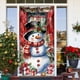 thumbnail image 3 of Cortina festiva para la puerta con muñecos de nieve para la temporada navideña, adorno para colgar en interiores y exteriores, puerta de la casa, ventana, pared, fiesta, celebración, pieza d..., 3 of 6