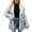 C1#Silver, variant on Coats Womens Ladies Warm Faux Fur Coat Jacket Winter V-neck Solid Long Outerwear Black Black L