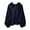 Navy, variant on Women's Hoodies Trendy y2k Over Size Hoodies Solid Color Sweatshirts Comfy Thin Drawstring Tops with Pockets