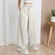 thumbnail image 1 of WILLBEST Pantalones Casuales de Verano para Mujer, con Rayas, Cintura Alta, Patchwork, Bolsillos Colgantes, Pierna Recta, Pantalones de Traje Casuales para Mujer Moderna Chica, 1 of 8