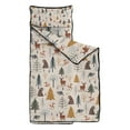 thumbnail image 2 of Beige Christmas Forest Animal Pattern Toddler Nap Mats for Kids Preschool,50"x20" Sleeping Mat Bag or Kids,Toddler Sleeping Bag,Toddler Nap Mat or Daycare, 2 of 6