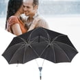 thumbnail image 4 of CSChome Umbrella Windproof Double Top Umbrella Straight Pole Curved Handle Large Coverage for Outdoor Use, 4 of 7