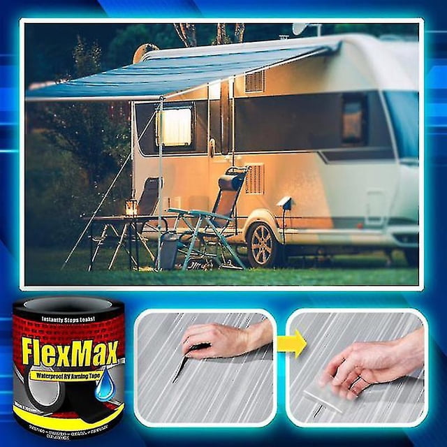 Waterproof Rv Awning Tape Powerful Waterproof Tape Water Pipe Leak Repair Tape Pipe Repair Leak Stop 20cm white