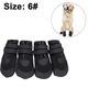 thumbnail image 2 of Zapatos impermeables para perros, Protector suave de patas para pavimento caliente, suelas antideslizantes para senderismo y correr, botines de lluvia para perros al aire libre, 2 of 5
