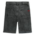 thumbnail image 2 of KIDSCOOL SPACE Baby Boys Summer Denim Shorts, Ripped Soft Elastic Band Inside Half Jean Pants,Black,9-12 Months, 2 of 7
