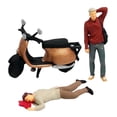 thumbnail image 1 of Diorama 1/64 Traffic Accident Scene Model S Scale Hand Painted DIY Projects Figures for Train Scene Layout Decor Kids Adults Toy Photo Props , accident coffee, 1 of 8