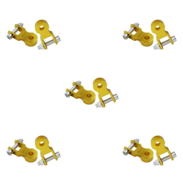 Guardoinrt Motorcycle Extension Comfortable And Durable Rear Shock Absorber Riser Gold 5Set
