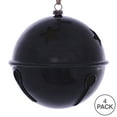 thumbnail image 3 of Vickerman 4.75" Moss Green Wood Grain Bell Christmas Ornament, Set of 4, 3 of 3