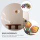 thumbnail image 2 of Flower Wall Ornament Iron Flower Decor for Decor 4Pcs Wall Hanging Set, 2 of 4