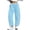 A-Blue, variant on Women's Barrel Sweatpants Drawstring High Rise Elastic Waisted Lace Casual Baggy Athletic Workout Pants(Small,Dark Gray)