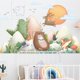 thumbnail image 4 of Calcomanías de pared de animales súper lindos Calcomanías de pared de alce, dinosaurio, zorro, oso para dormitorio, sala de estar, habitación de niños, guardería, gabinete de arte, decoració, 4 of 5