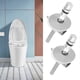 thumbnail image 2 of 1 Pair Toilet Seat Fixing Hinge Set M6 X 71.5mm Stainless Steel Toilet Lid Hinge Fixing Bracket C0102G Compatible, 2 of 5